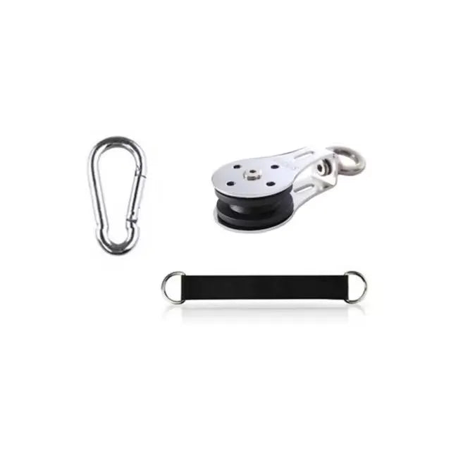 Fitness Loading Lifting Pulley Training Stainless Steel Mute Strength Trainer Heavy Bearing Workout Equipment Home Gym